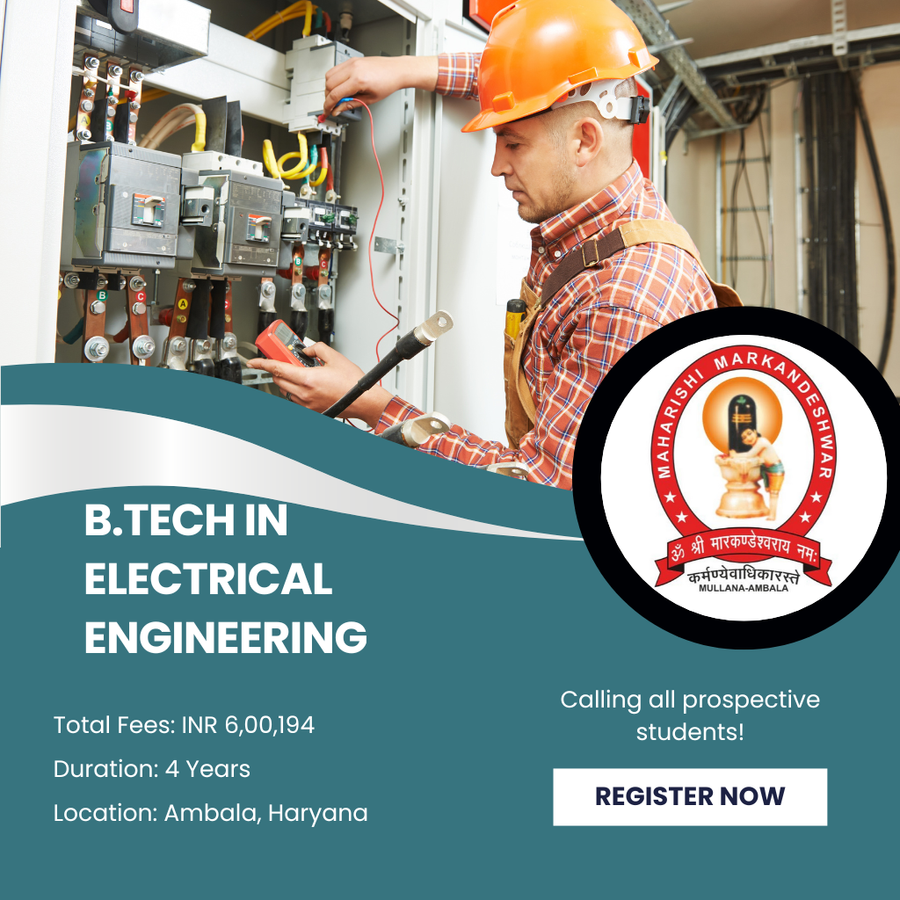 B.Tech in Electrical Engineering at Maharishi Markandeshwar (Deemed To Be University), Haryana - Other
